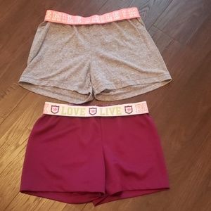 2 Pairs Girls Athletic Shorts 7/8